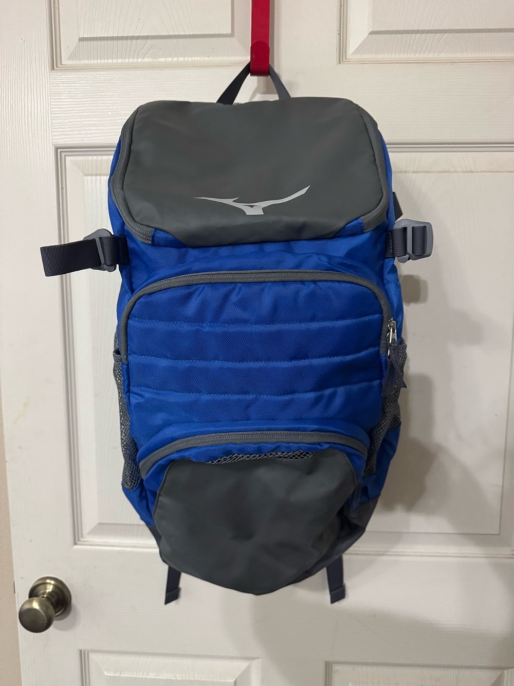 Mizuno Royal Blue and Gray Sport Backpack